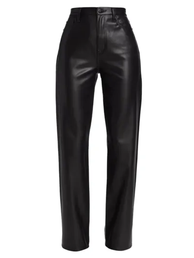 Pistola X Revolve Cassie Super High Straight Pant In Slate Black