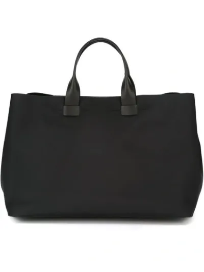 Troubadour 'fabric & Leather' Handtasche In Black