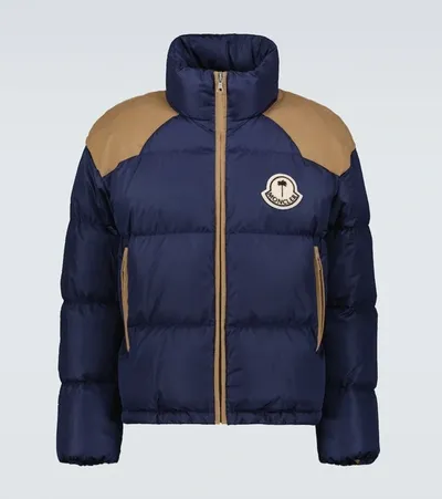 Moncler Genius 8 Moncler Palm Angels Kelsey Down-filled Jacket In Blue