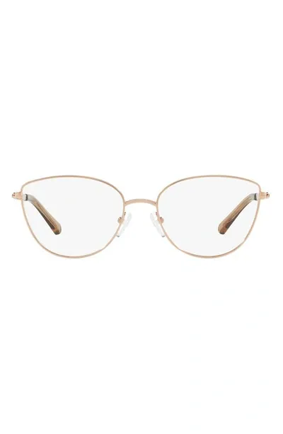 Michael Kors 54mm Optical Glasses In Rose Gold