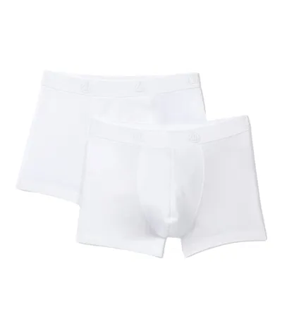 Petit Bateau Kids Pantaloncini Boxer Per Bambini In White