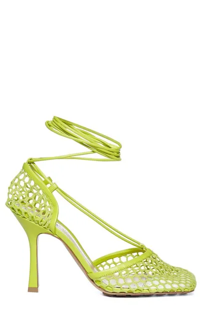 Bottega Veneta Stretch Leather Sandals In Giallo