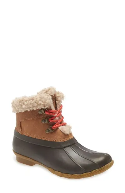 Sperry Women's Saltwater Alpine Duck Booties Women's Shoes In Tan