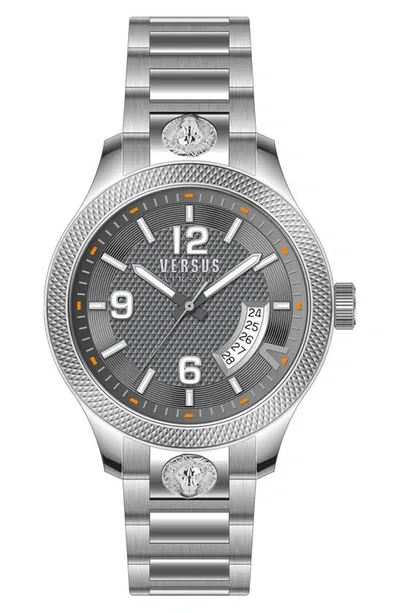 Versus Men's 44mm Reale Stainless Steel Bracelet Watch In Grey