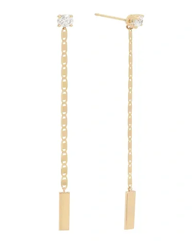 Lana Malibu Diamond Linear Earrings