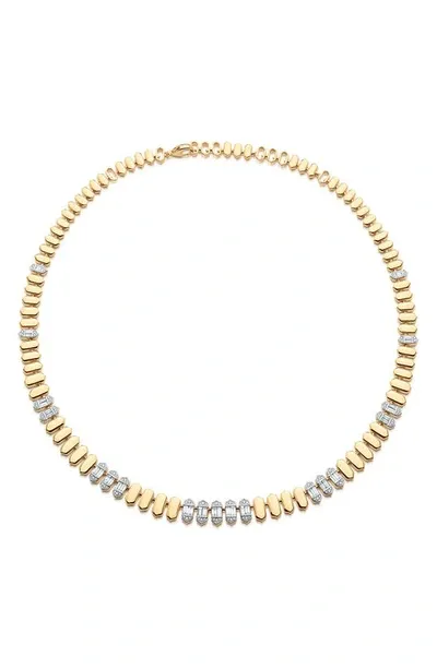 Sara Weinstock Taj Diamond Collar Necklace In Yellow Gold