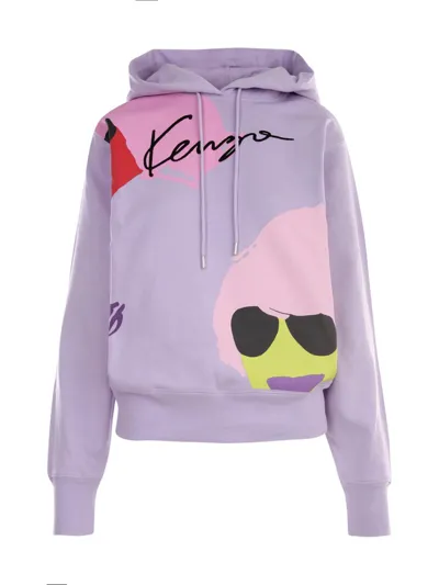 Kenzo Hommage Classic Sweatshirt In Wisteria