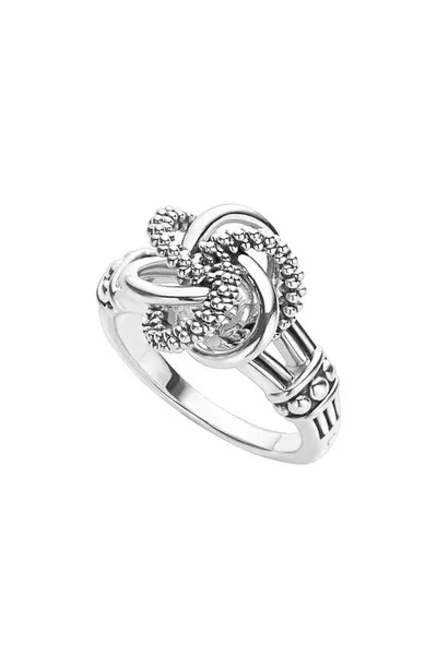 Lagos Sterling Silver Love Knot Ring