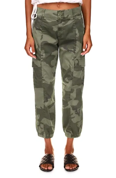 Sanctuary Rebel Camo Cargo Pants In Green