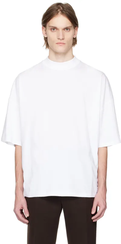 Jil Sander T-shirt In White Cotton