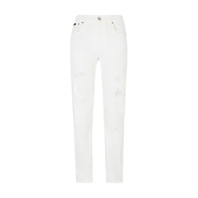 Dolce & Gabbana Denim Jeans With Pretty Fit In White