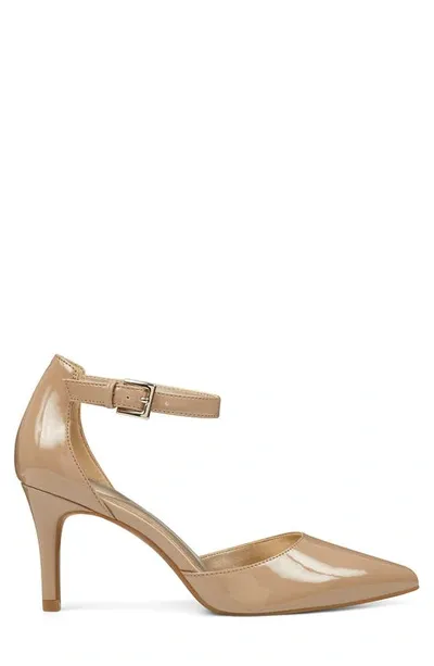 Bandolino Ginata Ankle Strap Pump In Cafe Latte