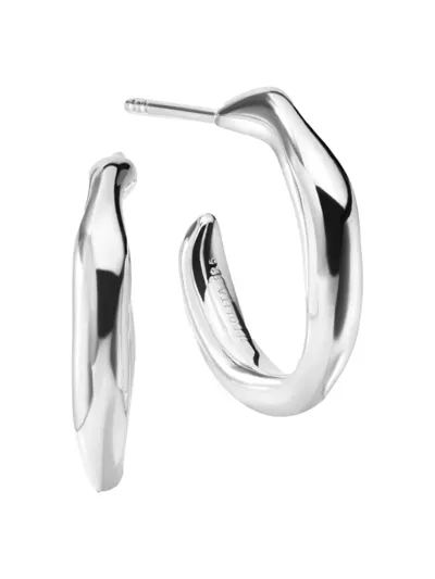 Ippolita Sterling Silver Classico Squiggle Mini Hoop Earrings