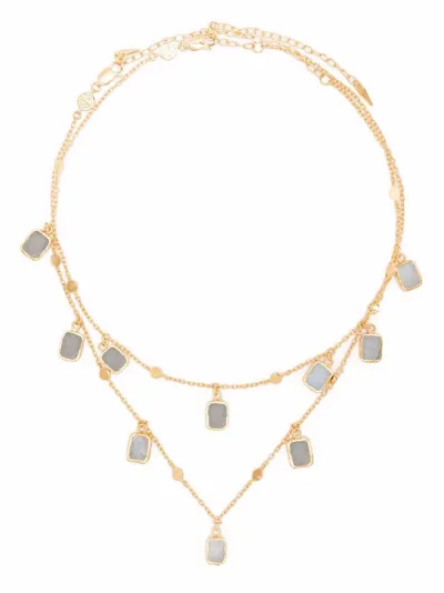 Missoma Lena Charm Choker In Gold