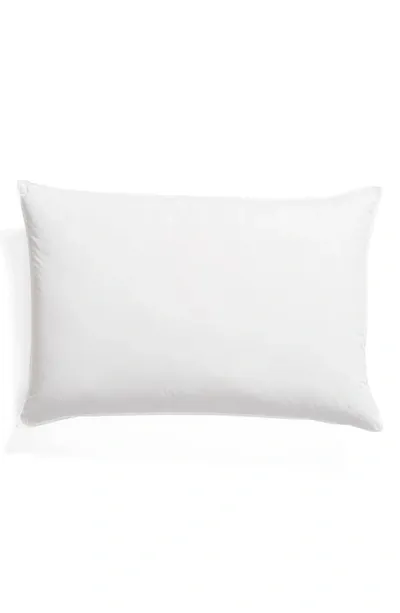 Matouk Valletto Medium 650 Fill Power Down 400 Thread Count Pillow In White