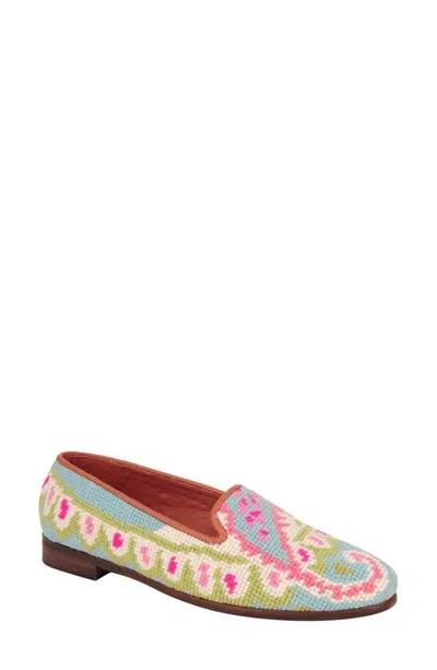 Bypaige By Paige Needlepoint Paisley Flat In Preppy Paisley