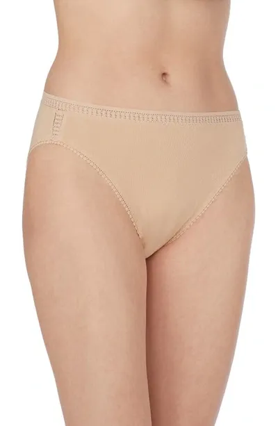 On Gossamer Cabana Cotton Hi Cut Brief In Champ