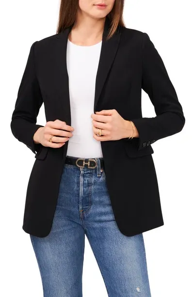 Vince Camuto Notch Collar Blazer In Rich Black