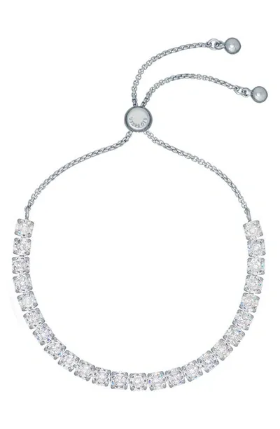 Ted Baker Melrah Icon Crystal Slider Bracelet In Silver