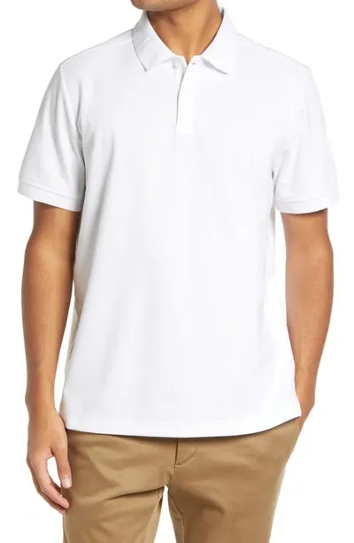 Nordstrom Tech-smart Piqué Polo In White