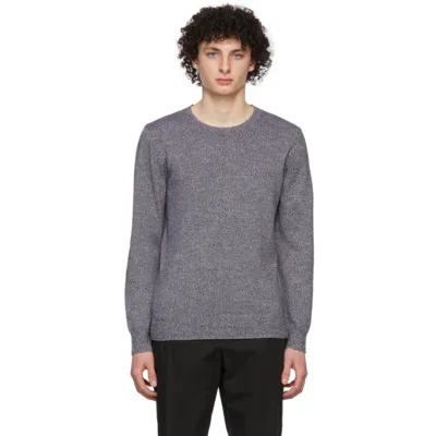 Apc Virgin Wool Knitted Jumper In Plc Heathered Anthra