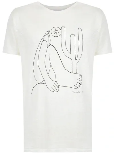 Osklen 'abaporu' Print T-shirt In White