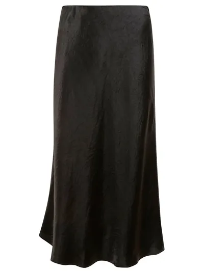 Max Mara Leisure Alessio Satin Midi Skirt