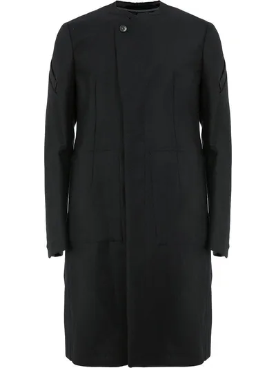 Takahiromiyashita The Soloist Button Up Coat In Black