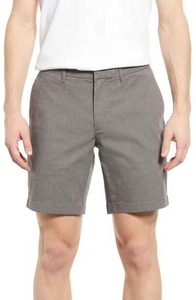 Nordstrom Coolmax® Stretch Chino Shorts In Grey Tornado Heather