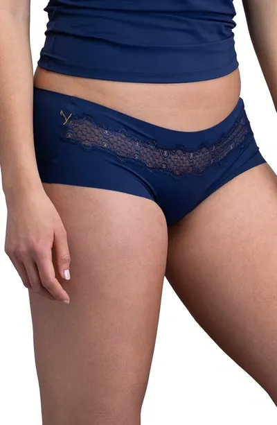 Uwila Warrior Happy Seams Briefs In Dress Blue