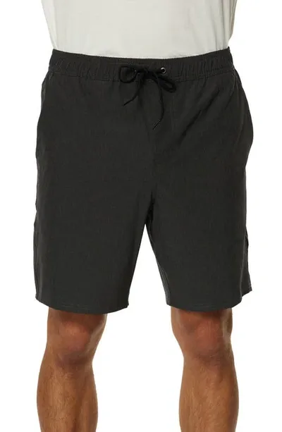 O'neill Reserve Elastic Waist Shorts In Black