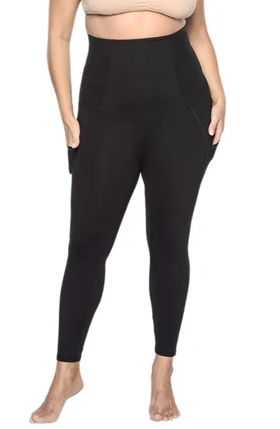 Bellefit High Waist Postpartum Support Leggings In Black