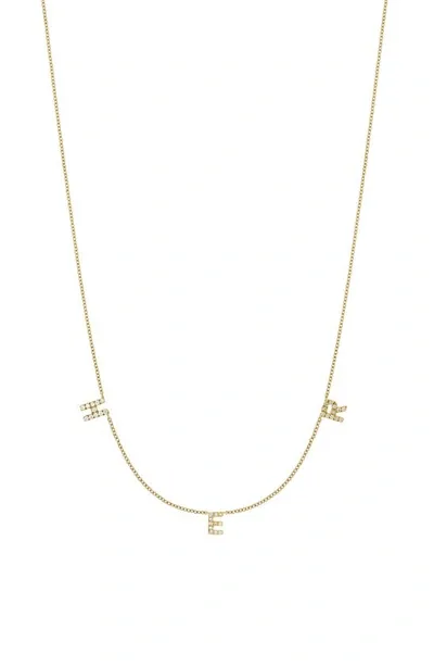 Bony Levy Icon Personalized Diamond Charm Necklace In 18k Yellow Gold - 3 Charms