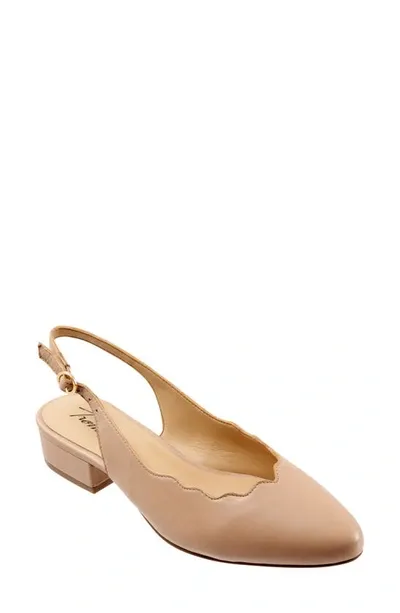 Trotters Joselyn Slingback In Nude