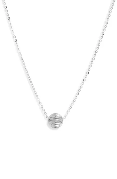 Bony Levy 14k Gold Bead Necklace In 14k White Gold