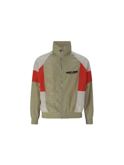 Just Don Beige Nylon Field Jacket