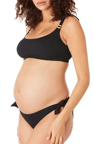 Cache Coeur Maternity Porto Vecchio Two-piece Swimsuit In Black