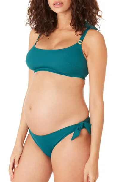 Cache Coeur Maternity Porto Vecchio Two-piece Swimsuit In Emerald