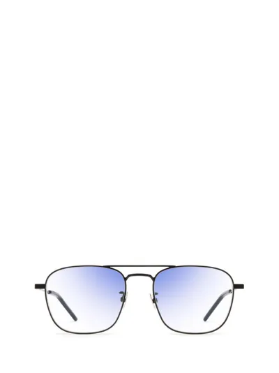 Saint Laurent Eyewear Aviator Frame Sunglasses In Black