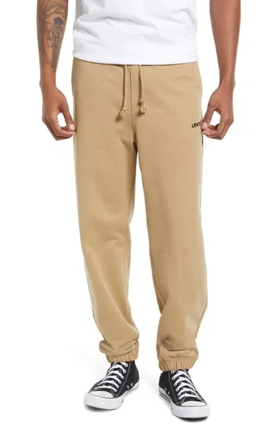 Levi's Pantalon De Jogging En Coton In Petrified Oak