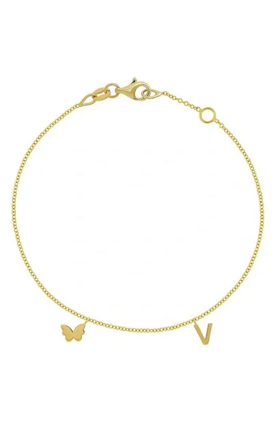 Bony Levy 14k Gold Personalized Charm Bracelet In 14k Yellow Gold - 2 Charms