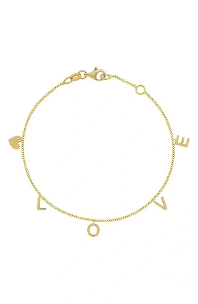 Bony Levy 14k Gold Personalized Charm Bracelet In 14k Yellow Gold - 5 Charms