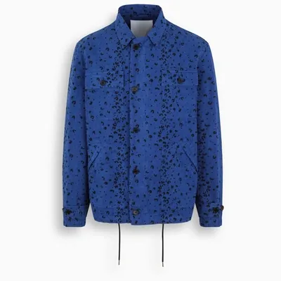 Kenzo Blue Animalier-print Jacket