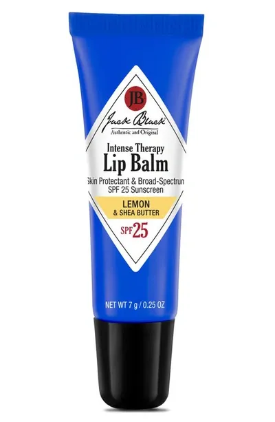 Jack Black Intense Therapy Lip Balm Spf 25 In Lemon And Shea Butter