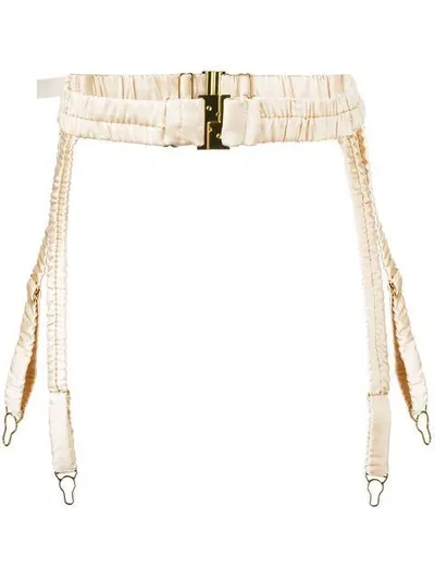 Dolci Follie 'heiress' Strumpfhalter In Gold / Bronze