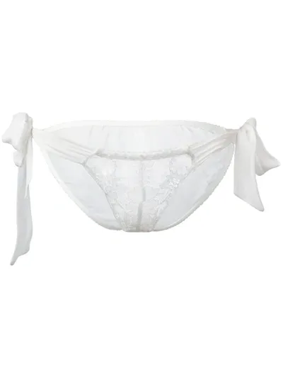 Gilda & Pearl Ava Tie-side Knickers In White