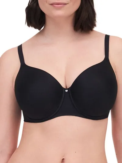 Chantelle Comfort Chic Full Coverage Memory Bra 18j6 In Black