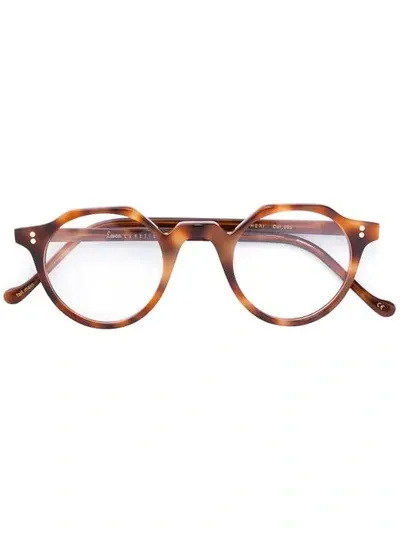 Lesca Round Frame Glasses