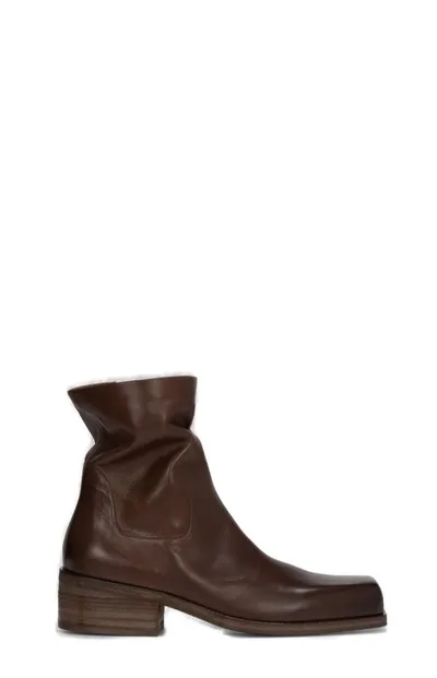 Marsèll Cassello Ankle Boots In Brown