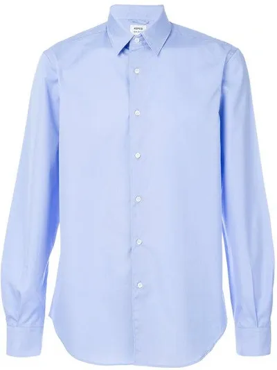 Aspesi Gathered Cuffs Shirt - Blue